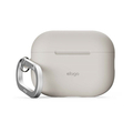 elago AirPodsPro3用シリコンケｰスカラビナ付き/ストｰン elago ストーン EL_A3PCSSCN3_ST