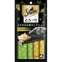 マースジャパンリミテッド シーバ とろ～り メルティ とりささみ味セレクション(12g×4P) ｼ-ﾊﾞﾒﾙﾃｲﾄﾘｻｻﾐｾﾚｸｼﾖﾝ