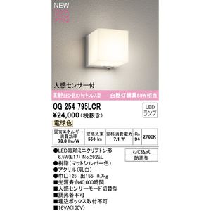 オーデリック LED屋外照明 OG254795LCRﾗﾝﾌﾟﾂｷ-イメージ2