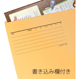 プラス 個別フォルダーエコノミー A4-E イエロー 10枚 FCF500T-FL-081IF/87-288-イメージ4