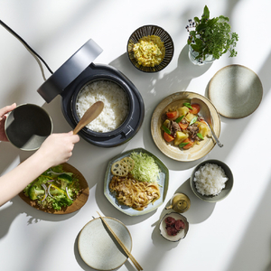 アイリスオーヤマ ジャー炊飯器(3合炊き) アッシュ SHK-NR105-HA-イメージ9