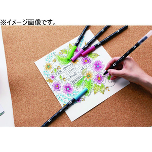 トンボ鉛筆 デュアルブラッシュペン ABT True Blue F040027-AB-T526-イメージ4