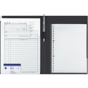 コクヨ ライティングホルダー 就活スタイル A4 濃灰 5枚 FC03295-ﾖﾊ-SK50DM-イメージ6