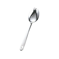 江部松商事 EBM/KK 18-0 #4400 無地 給食スプーン 穴明 FC205LJ-3400500