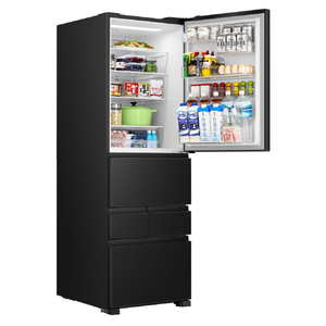 ハイセンス 【右開き】450L 5ドア冷蔵庫 ブラッシュドメタルブラック HR-DCH450KK-イメージ15