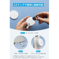 Anker A83D1N21 MagGo USB-C カードリーダー (3-in-1 10Gbps) ホワイト