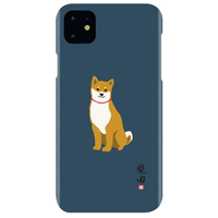 abbi FRIENDS iPhone 11用ケース しばたさん ネイビー ABF17095I61R