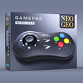 PLAION NEOGEO AES+ ワイヤレスゲームパッド(ブラック) 1180853