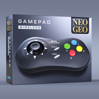 PLAION NEOGEO AES+ ワイヤレスゲームパッド(ブラック) 1180853