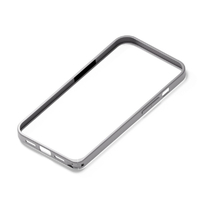PGA iPhone 13用アルミニウムバンパー シルバー PG-21KBP03SV