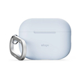 elago AirPodsPro3用シリコンケｰスカラビナ付き/ライトブルｰ elago ライトブルー EL_A3PCSSCN3_LB
