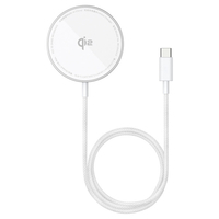 BASEUS Simple Mini4 Air Qi2充電器 15W Frost Silver P10278200S11-00