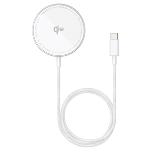 BASEUS Simple Mini4 Air Qi2充電器 15W Frost Silver P10278200S11-00-イメージ1