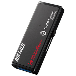 バッファロー 法人向けセキュリティーUSBメモリー ウイルスチェック 3年 64GB ブラック RUF3-HS64GEV3-イメージ1