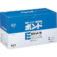 コニシ ボンドEセットM 2kgセット(箱)中粘度 M #45127 M 2液混合型､液状主剤／淡黄色､硬化剤／褐色2000中粘度 FC576EG-1126369