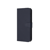 レイアウト シンプルスマホ7/BASIO active2用Like standard 耐衝撃 手帳型レザーケース シンプル マグネット ダークネイビー RT-S859ELC1/DN