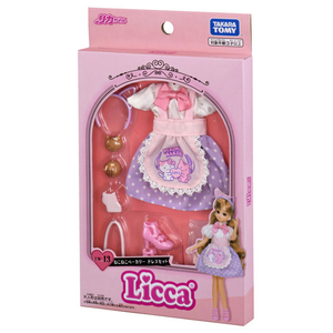 タカラトミー リカちゃん LW-13 ねこねこベーカリー ドレスセット LW13ﾈｺﾈｺﾍﾞ-ｶﾘ-ﾄﾞﾚｽｾﾂﾄ-イメージ4