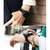 WEARPLANET Apple Watch 49/46/45/44/42mm用Slim Line 本革 エナメルバンド ティックルドピンク WP23095AWPK-イメージ11