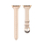 WEARPLANET Apple Watch 49/46/45/44/42mm用Slim Line 本革 エナメルバンド ティックルドピンク WP23095AWPK-イメージ2