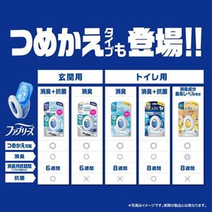 Ｐ＆Ｇ ファブリーズ トイレ用消臭剤 シャボン 本体+詰替2個 FCE275T-イメージ6