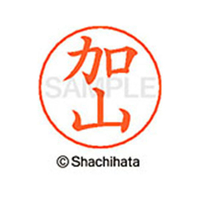 シヤチハタ ネームペン用ネーム シルバー 既製 加山 FC46435-X-GPS-0664