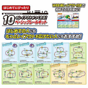 タカラトミー プラレール 10のレイアウトがつくれる!ベーシックレールキット Pﾚ-ﾙ10ﾉﾚｲｱｳﾄﾍﾞ-ｼﾂｸﾚ-ﾙｷﾂﾄ-イメージ5