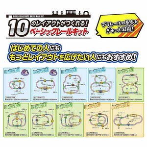 タカラトミー プラレール 10のレイアウトがつくれる!ベーシックレールキット Pﾚ-ﾙ10ﾉﾚｲｱｳﾄﾍﾞ-ｼﾂｸﾚ-ﾙｷﾂﾄ-イメージ6