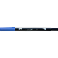 トンボ鉛筆 デュアルブラッシュペン ABT Peacock Blue F040036-AB-T533
