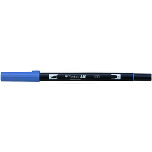 トンボ鉛筆 デュアルブラッシュペン ABT Peacock Blue F040036-AB-T533-イメージ1