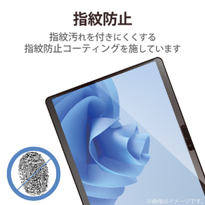 エレコム Surface Pro 8/Pro X用フィルム/防指紋/超透明 TB-MSP8FLFANG-イメージ3