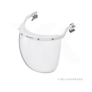 YAMAMOTO/防災面ヘルメット取付タイプ レンズ色クリア YF-301 FC019UA-8121937-イメージ1