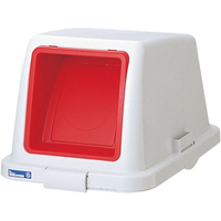 リス カラー分類ボックス 70L フタ プッシュ用 レッド FC484LA-0600300