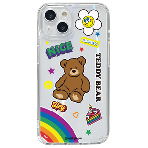 BOOGIE WOOGIE iPhone 14用オーロラケース Teddy Bear BW24096I14-イメージ1