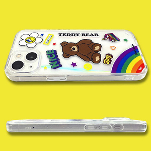 BOOGIE WOOGIE iPhone 14用オーロラケース Teddy Bear BW24096I14-イメージ7