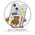 BOOGIE WOOGIE iPhone 14用オーロラケース Teddy Bear BW24096I14-イメージ4