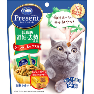日本ペットフード コンボ プレゼント キャット おやつ 低脂肪 避妊・去勢後用 42g ｺﾝﾎﾞﾌﾟﾚｾﾞﾝﾄCｵﾔﾂﾃｲｼﾎﾞｳ42G-イメージ1