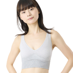 TOPPANエッジ わたしの温度専用ナイトブラ 単品 【※デバイス別売り】M 杢グレー ﾜﾀｼﾉｵﾝﾄﾞﾅｲﾄﾌﾞﾗ(ﾓｸｸﾞﾚ-M)-イメージ2