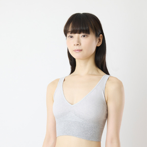 TOPPANエッジ わたしの温度専用ナイトブラ 単品 【※デバイス別売り】M 杢グレー ﾜﾀｼﾉｵﾝﾄﾞﾅｲﾄﾌﾞﾗ(ﾓｸｸﾞﾚ-M)-イメージ3