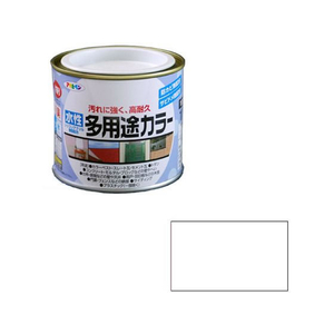 アサヒペン 水性多用途カラー 1／5L ツヤ消し白 FC667PM-イメージ1