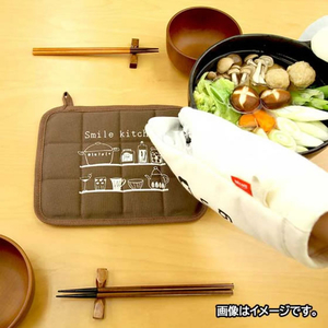 サンベルム Nicott グリルパンなべ敷き スマイルキッチン FCJ354P-K65700-イメージ4