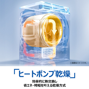 ハイアール 9．0kg衣類乾燥機 FUWATO JZ-K90A-W-イメージ4