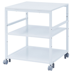 サンワサプライ プリンタスタンド(W60．0×H70．0×D60．0cm) ホワイト LPS-T6060-イメージ1