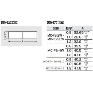 スガツネ工業 MC-FS-2SW薄型マグネットキャッチ FC287FP-1322982-イメージ3