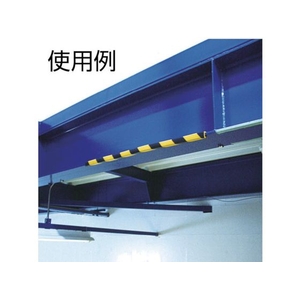 トラスコ中山 安心クッション H鋼用トラ柄特大 黄／黒 イエロー／ブラック470.930 FC016GL-4896513-イメージ2