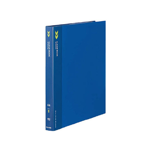 コクヨ クリヤーブック〈K2〉固定式 A4 40ポケット 青 F972407-K2ﾗ-K40B-イメージ1