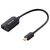 エレコム USB Type-C(TM) - HDMI(R)変換アダプター 1ポート ブラック AD-CHDMIQBK4-イメージ1