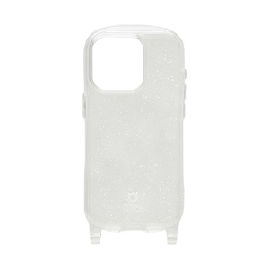 Hamee iPhone 15 Pro用TPUケース iFace Hang and クリア/ラメ 41-960974-イメージ1