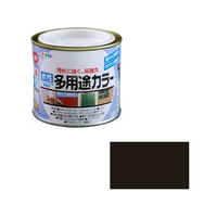 アサヒペン 水性多用途カラー 1／5L ツヤ消し黒 FC668PM