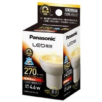 パナソニック LED電球 E11口金 全光束270lm(4．6Wハロゲン電球タイプ) 電球色相当 LDR5LWE11D