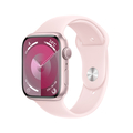 Apple Apple Watch Series 9(GPSモデル)- 45mm ピンクアルミニウムケースとライトピンクスポーツバンド - S/M MR9G3J/A